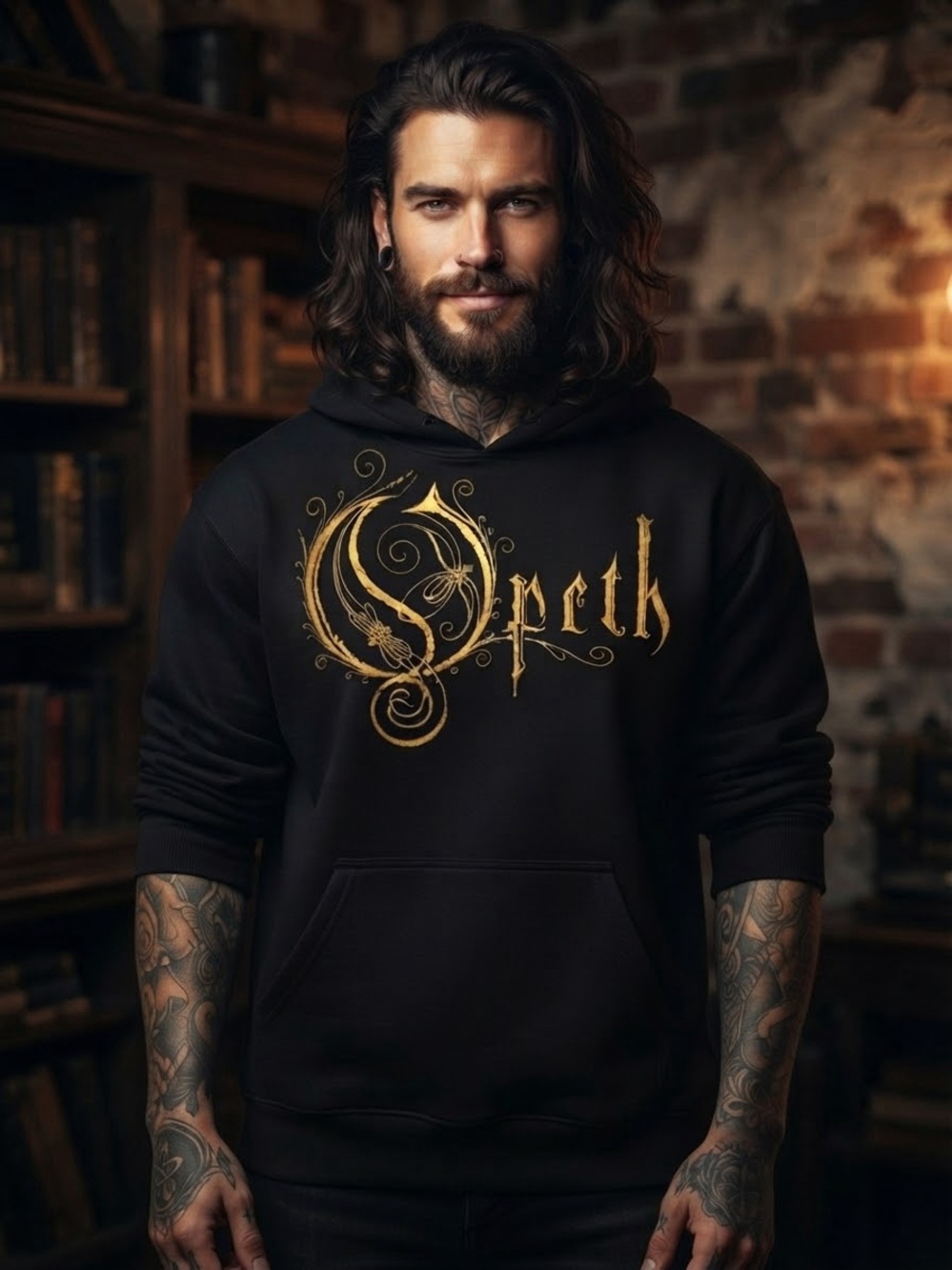 Opeth Logo. Progressive Death Metal Hoodies Cotton Streetwear Hooded